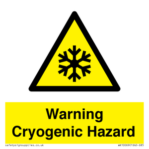 Warning Cryogenic Hazard